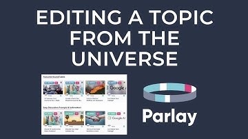 Editing a RoundTable Topic from the Parlay Universe