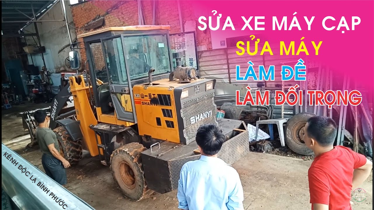 Sửa máy xe cạp và làm đối trọng cho xe-xe chuyên dụng - Repair scooters ...