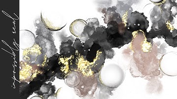 Alcohol Ink for Procreate Demo - Negative Space Technique