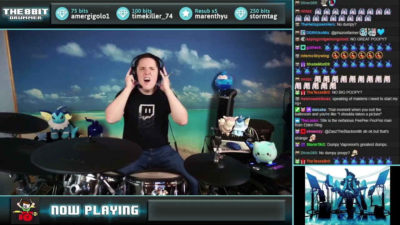 The8BitDrummer plays Anti-Digitalism (GREATEST SHITS ver.) by Utsu-P feat. Hatsune Miku