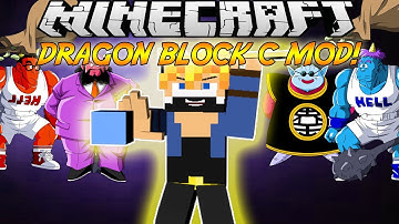 Minecraft Mod Showcase: Dragon Block C(prt. 3 transformations,attacks,and other places)