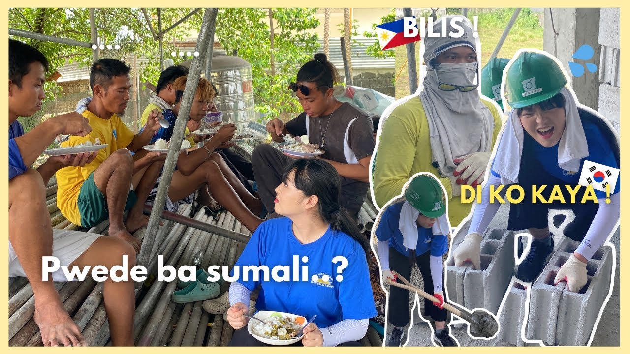 Koreana Became a Construction Worker for a Day 🇵🇭 | with Bicolano Oppas 💕