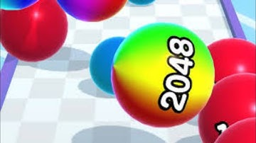 Ball Run 2048 r  All Levels Android iOS Gameplay Walkthrough 4K 86 #part11