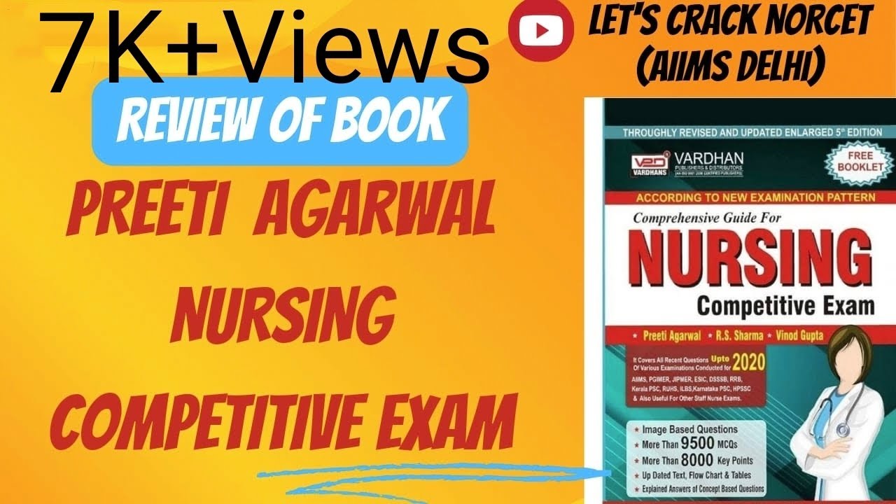 Review of Preeti Agarwal Nursing Competitive Book with personal experience
