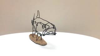 Fresh Fish- Trout Wire Sculpture by Bud Bullivant/WiredbyBud