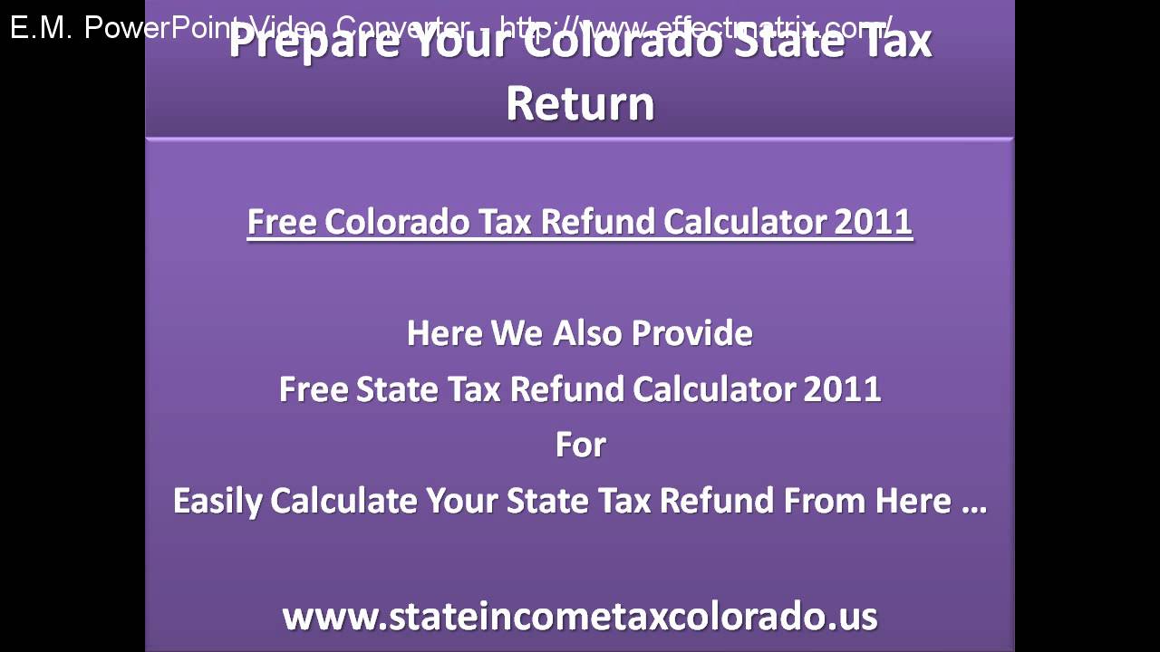 prepare-your-colorado-state-tax-return-and-get-biggest-tax-refund-youtube