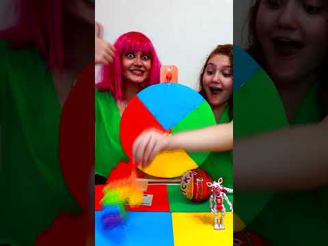 Видео: Wheel of fortune with colors #shorts