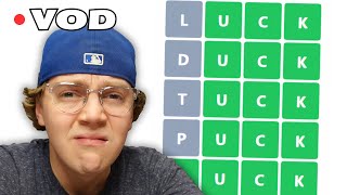This Might Be My Last Time Playing Wordle [Cam2r VOD 6/26/2024]