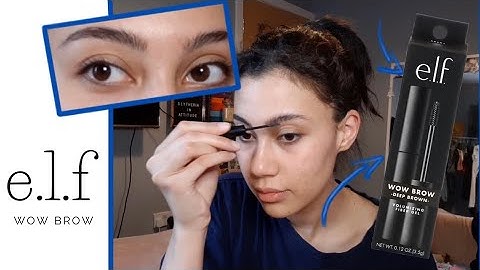 e.l.f WOW Brow- Eyebrow Gel First Impressions | Saffron Noble