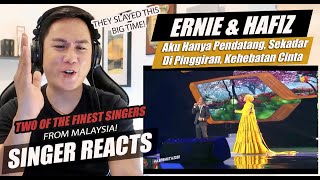 SINGER REACTS to Hafiz Suip and Ernie Zakri - Performance in #ABPBHKITA2020