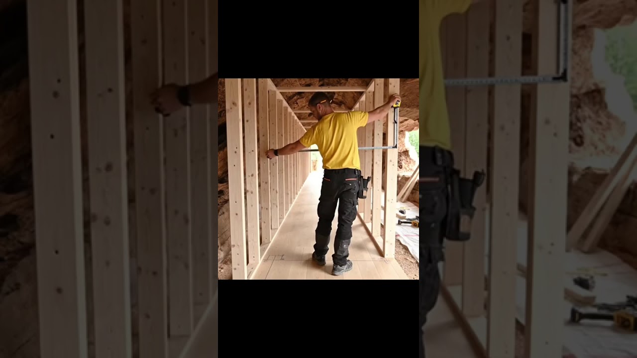 This man Built a HIDDEN TREE TRUNK HOUSE Deep in the Forest — Building a house in the forest 