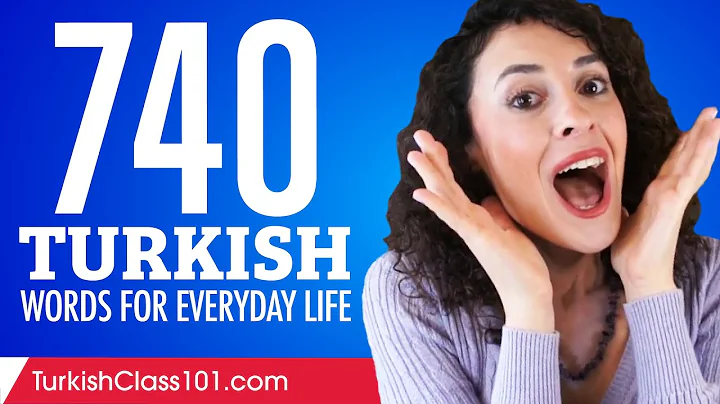 740 Turkish Words for Everyday Life - Basic Vocabulary #37