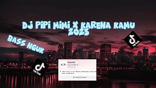 DJ PIPI MIMI X KARENA KAMU || BASS NGUK TERBARU 2023