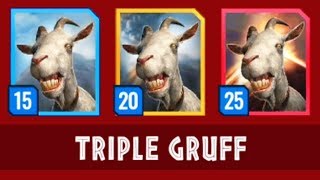 NEW EPIC TRIPLE GRUFF 14,000 HP GOAT STRIKE EVENT (JURASSIC WORLD ALIVE)