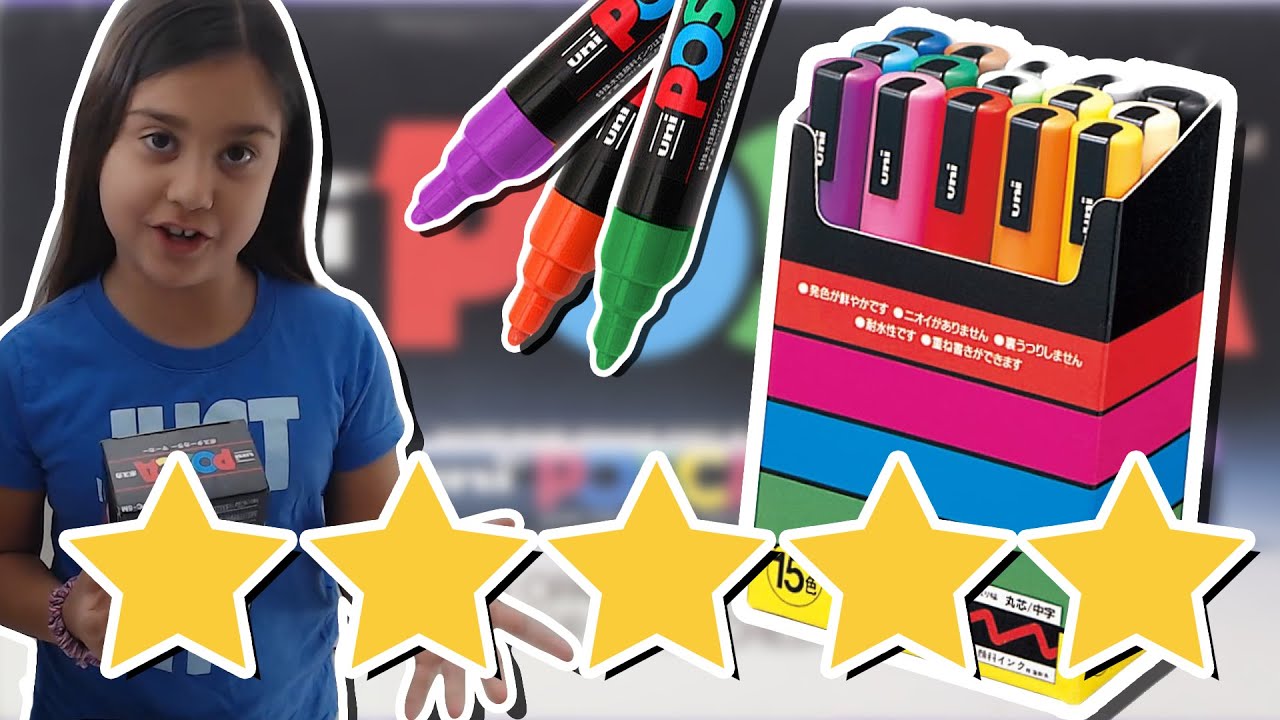 POSCA PEN REVIEW AND UNBOXING WORTH THE PRICE? YouTube