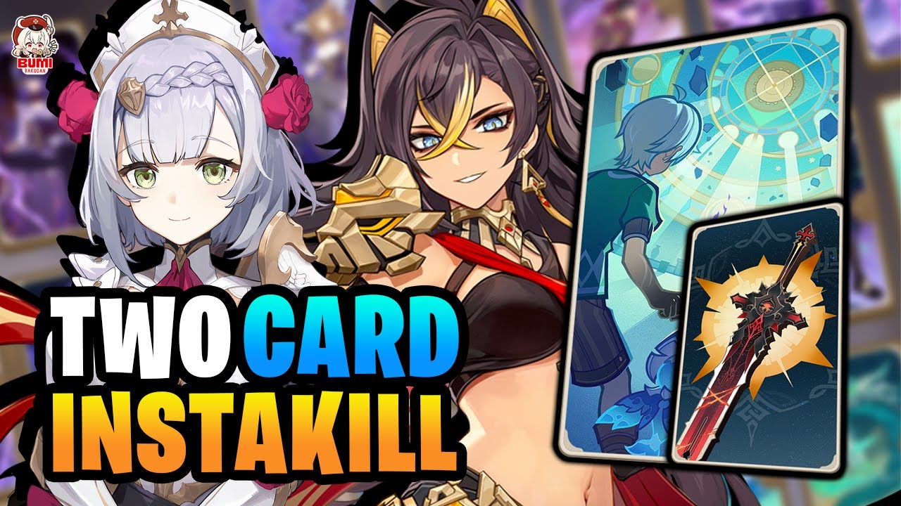 This Deck Uses Wolf Gravestone That Can Insta KILL Low HP | Genshin TCG