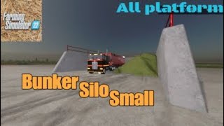 Bunker Silo Small \/ New mod for all platforms on FS22