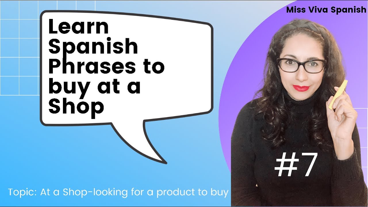 At the Shopping Centre Say I am looking for...when you are in a