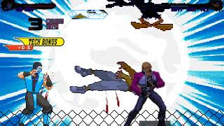 Mugen Request Rock Howard & Sub-Zero Vs Guy & Daffy Duck