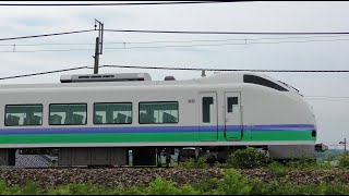 復刻上沼垂色E653系H202編成【4K】特急しらゆき2号新井行き52M