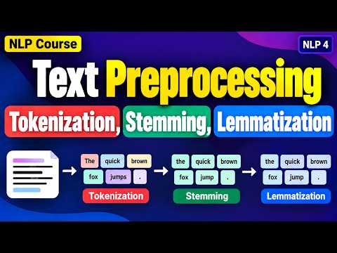 NLP 4 | Text Preprocessing: Tokenization, Stemming, Lemmatization | NLP Masterclass | Uplatz