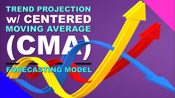 Trend Projection with Centered Moving Average CMA   Forecasting | Operations Management Lecture#12