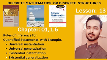 Lesson 13: Rules of Inference for Quantified Statements