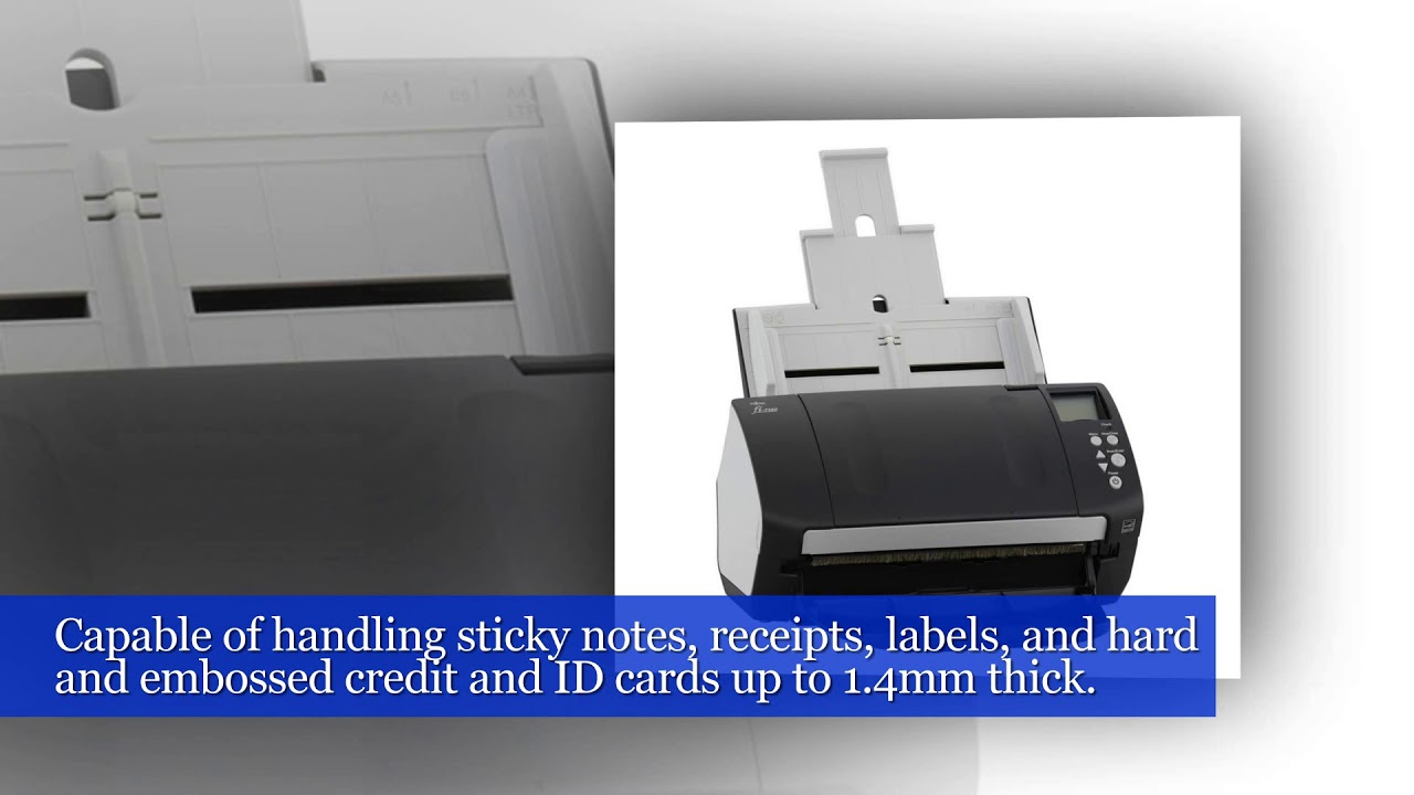 Fujitsu fi7160 Color Duplex Document Scanner Workgroup Series YouTube