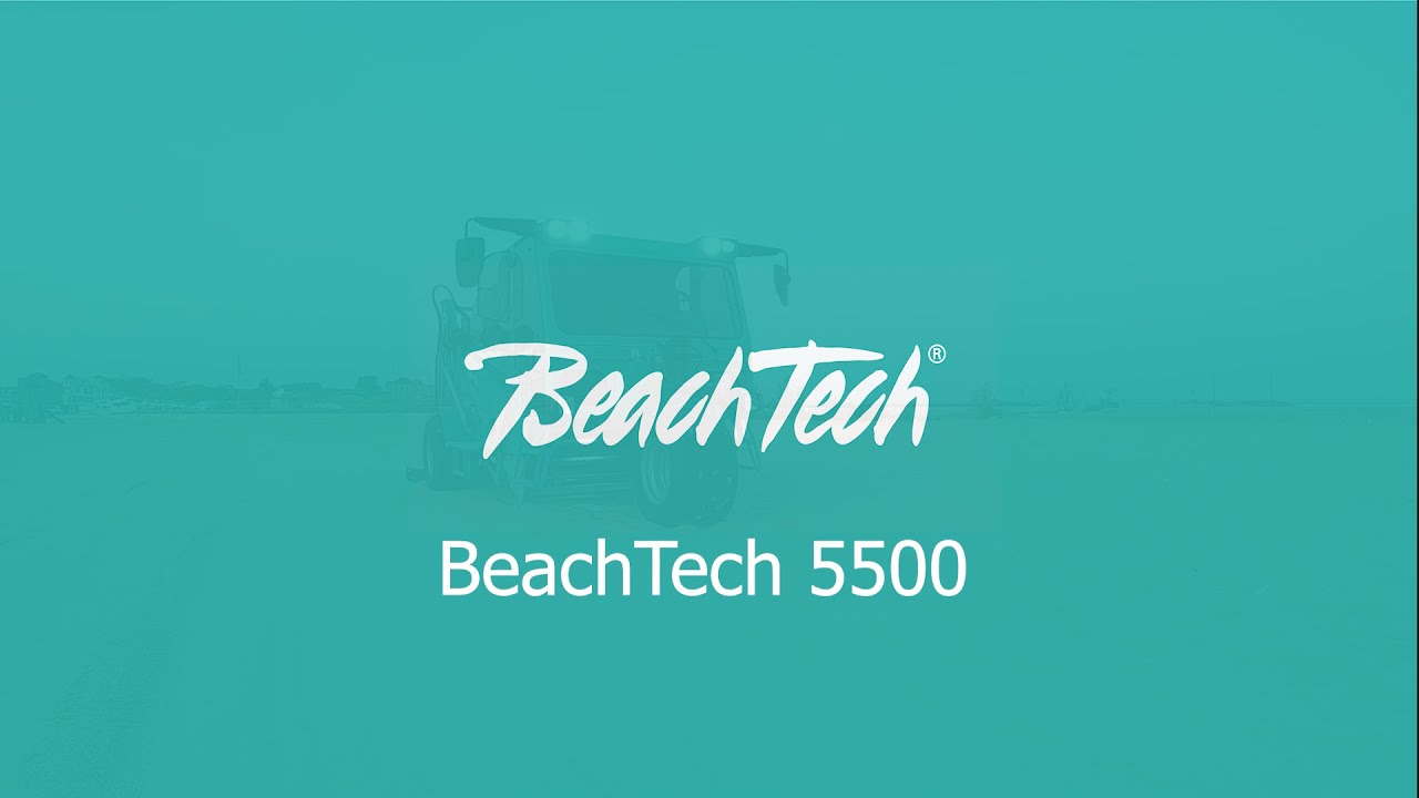 Sand sifter machine BeachTech 5500 BeachTech beach cleaner YouTube