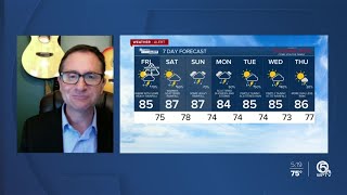 Latest Weather Forecast: Friday 5 a.m.