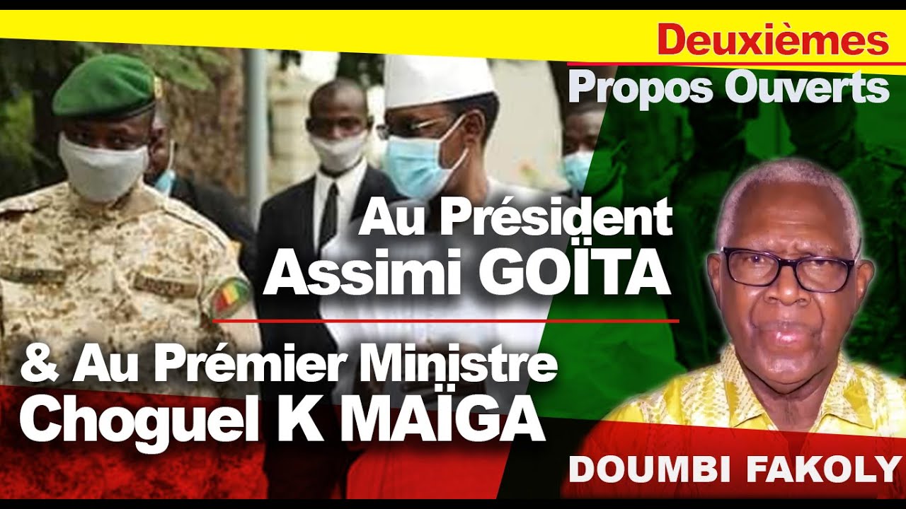 Doumbi Fakoly (Deuxièmes propos ouverts a Assimi goïta & Choguel K
