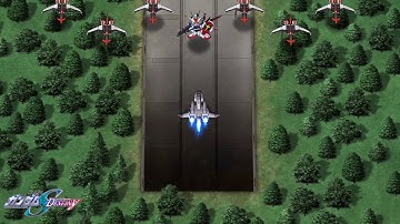 SD Gundam G-Generation Cross Rays - Seiran Shuttle All Animations