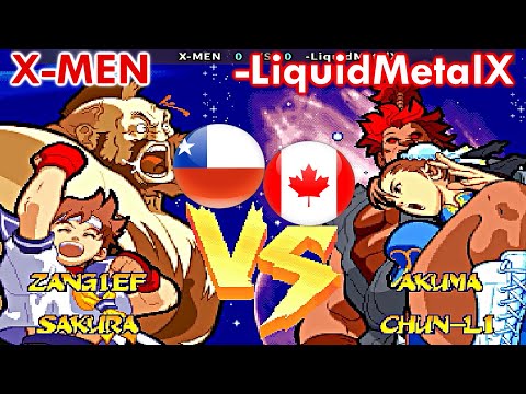 Marvel Super Heroes Vs. Street Fighter - X-MEN vs -LiquidMetalX