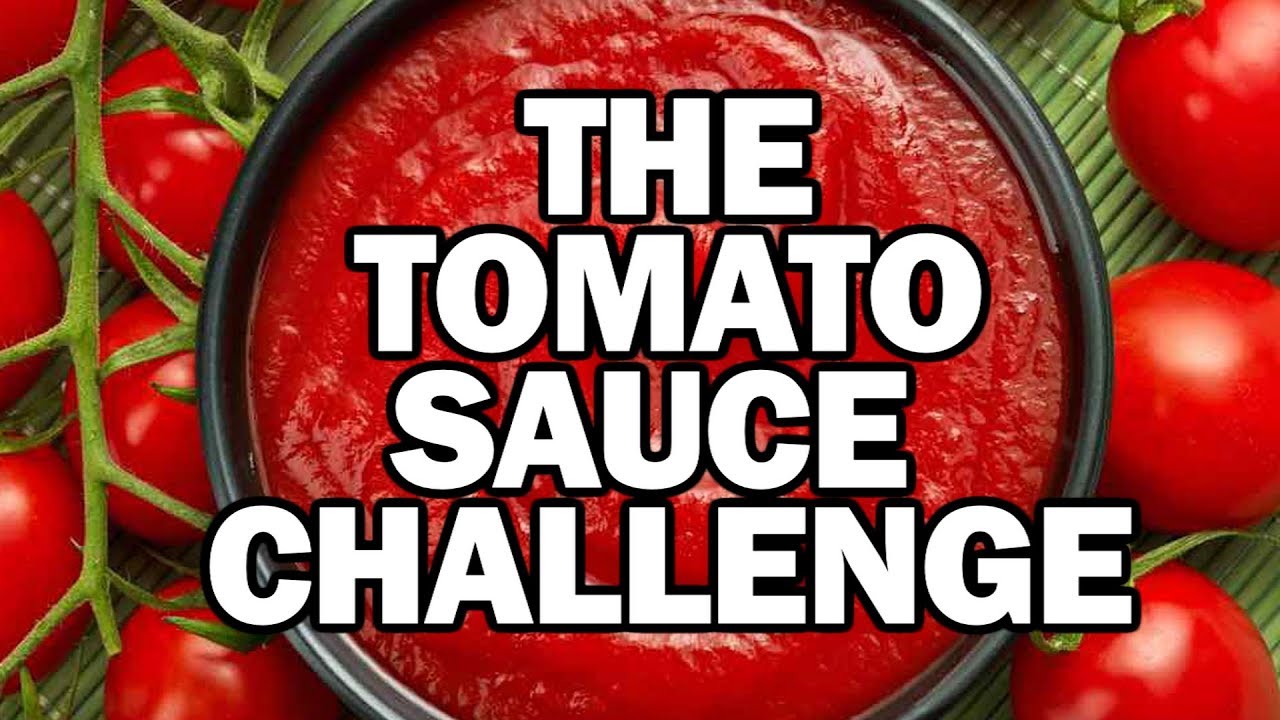 The Tomato Sauce Challenge ??? - TRIGGER WARNING: Rob Loses in the latest Man Vs Corinne Vs Pin and has to complete the completely made up "Tomato Sauce Challenge"