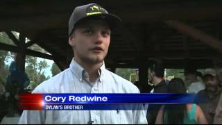 Candlelight vigil held for Dylan Redwine