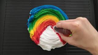 Tie-dye pattern P209 : Rainbow