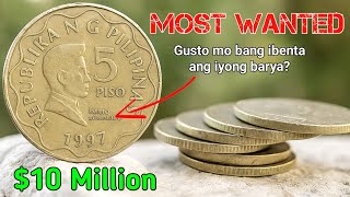 1997 Philippine 5-Piso Coin Worth $10 Million | Rare Old Coin Value Revealed! #rarecoin #oldcoins