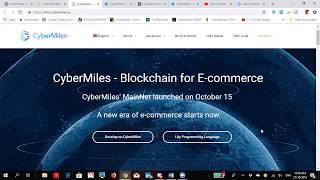 Cybermiles (CMT): Blockchain for E-commerce