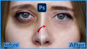 Remove Harsh Dark Circles and Eye Bags in Photoshop tutorial 2024 | (Even Beginners Can Do!)