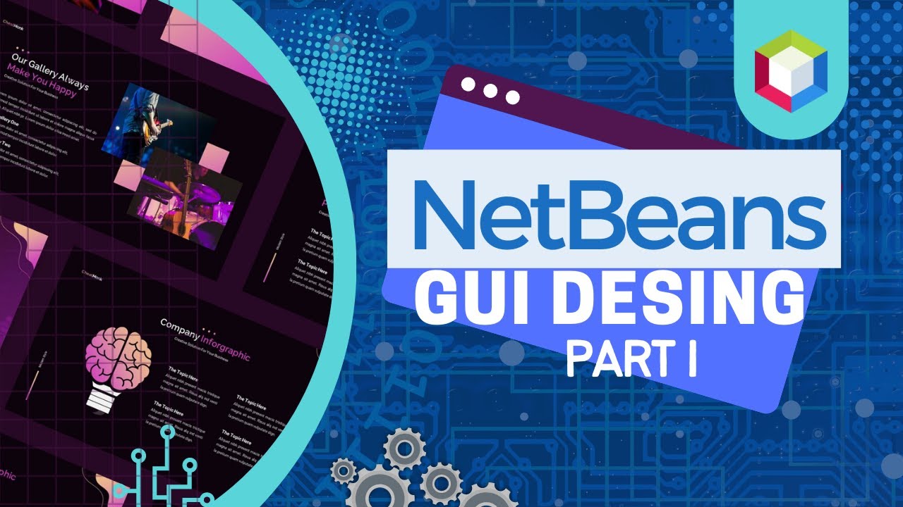 Java NetBeans 1 Paged GUI Design Part I - YouTube