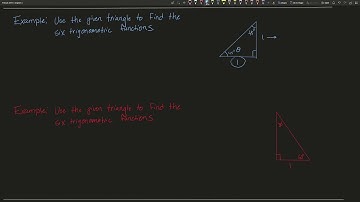 Pre Calculus - Chapter 4 - Right Triangle Trig