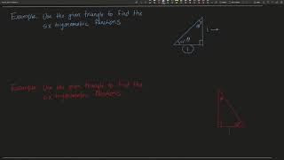 Pre Calculus - Chapter 4 - Right Triangle Trig
