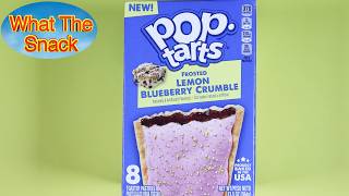 Pop Tarts Frosted Lemon Blueberry Crumble