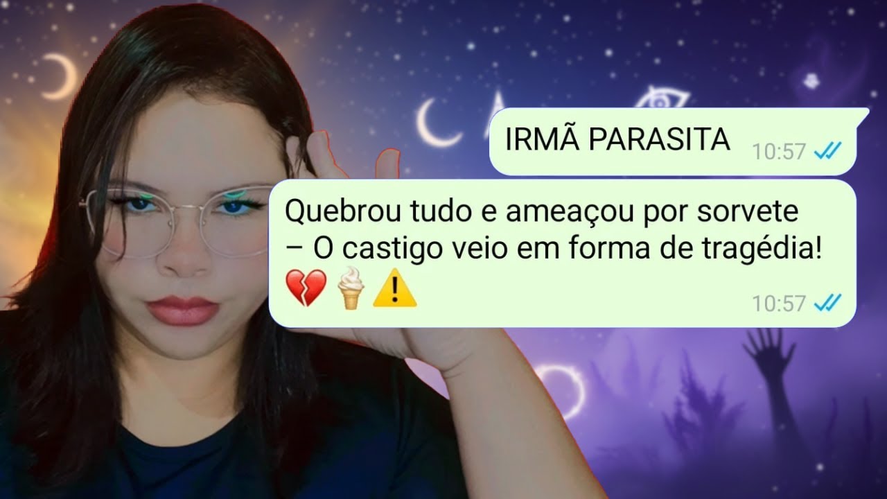 IRMÃ PARASITA: Quebrou tudo e ameaçou por sorvete – O castigo veio em forma de tragédia! 💔🍦⚠️