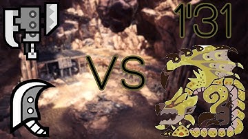 MHW:I Switch Axe & Great Sword VS Gold Rathian 1
