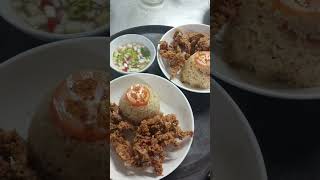 scrap ng pusit.. calamares with spicy rice😋