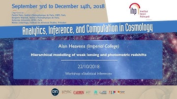 Hierarchical modelling of weak lensing and photometric (...) - Heavens - Workshop 2 - CEB T3 2018