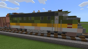 Minecraft Fallout Tutorial     How to build a FONV Mojave Express locomotive
