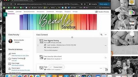 Peer Feedback Assignment in Blackboard Ultra