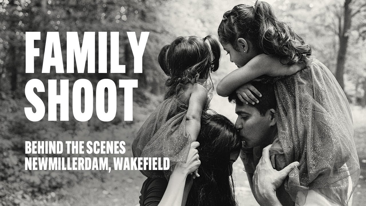 Natural Family Photoshoot Behind the Scenes | Candid Photography at Newmillerdam, Wakefield